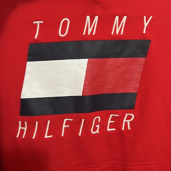 Tommy Hilfiger Red logo hoodie - Picture 3 of 4